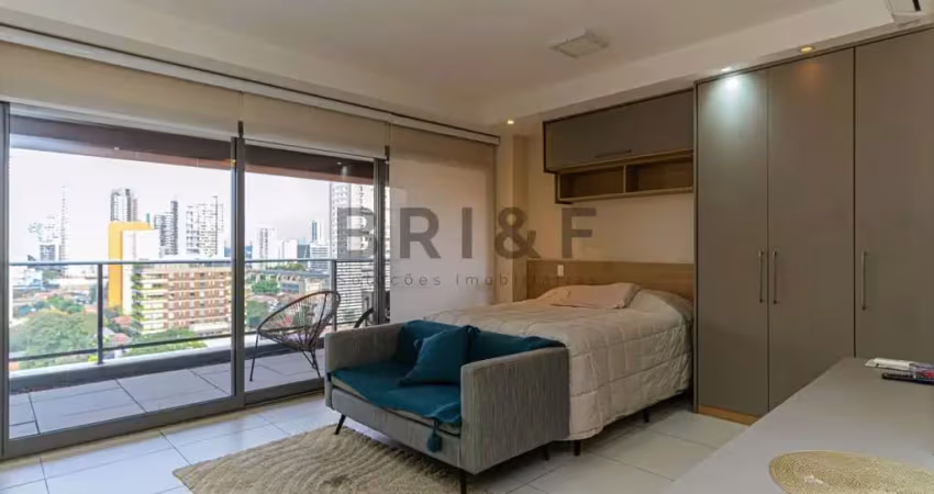 Apartamento mobiliado no brooklin - viva com charme e conforto