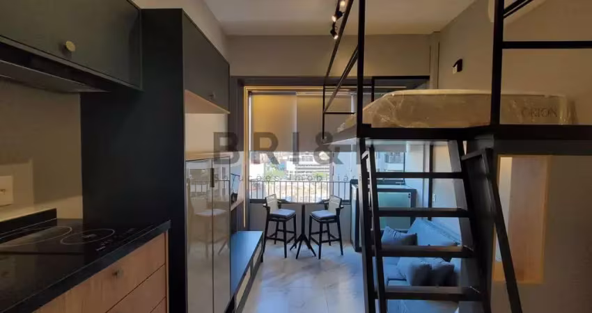 Studio novo para alugar - 24m² - mobiliado - brooklin