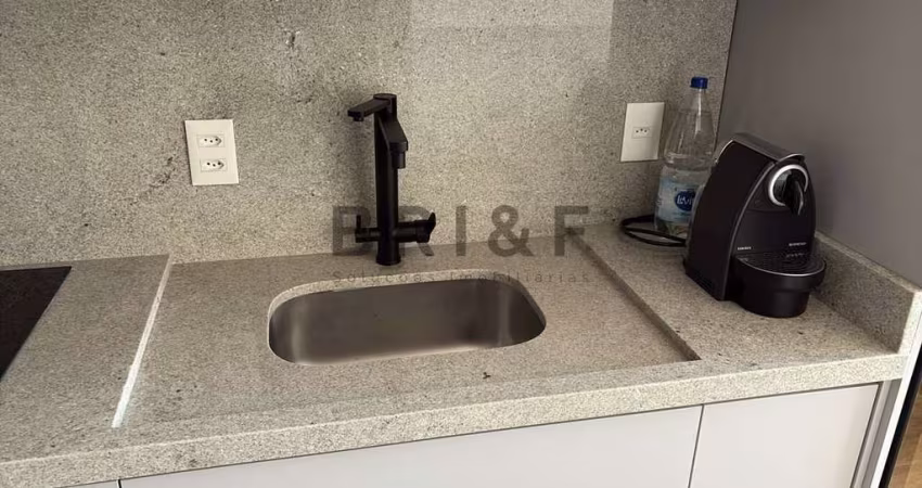 STUDIO PARA LOCAÇÃO NO BROOKLIN, 24M², MOBILIADO, SEM VAGA, COM LAZER COMPLETO