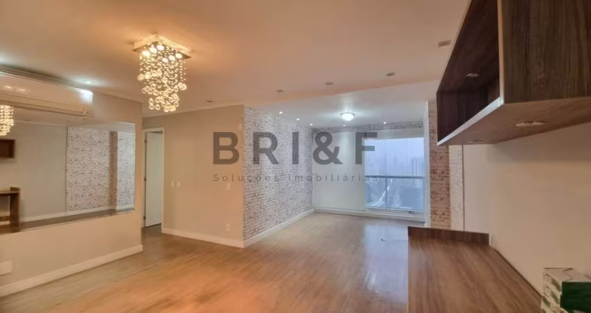 Apartamento para locação com 2 dormitórios (1 suíte), 2 vagas, 71m²- Campo Belo-São Paulo
