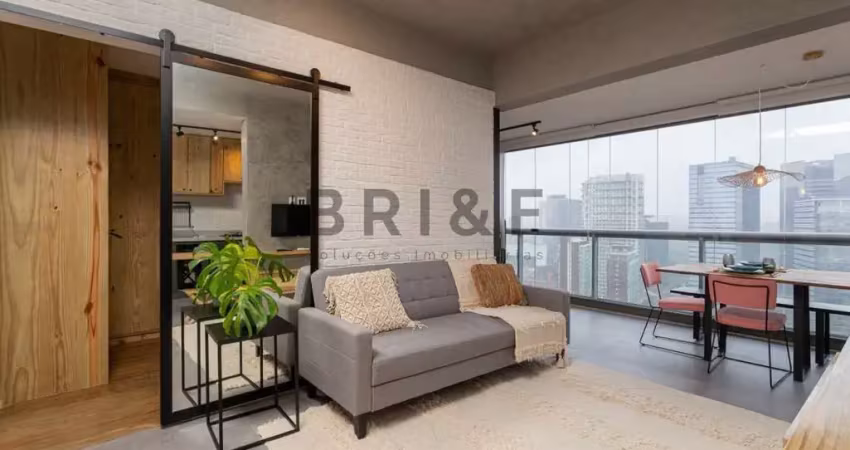 Apartamento mobiliado para alugar - 52m² - 1 suíte, 1 vaga - praça são paulo