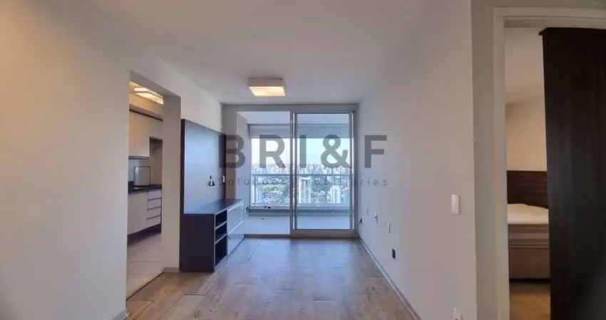 Apartamento para locação com 1 dormitório, 1 vaga, 45m²- brooklin- são paulo