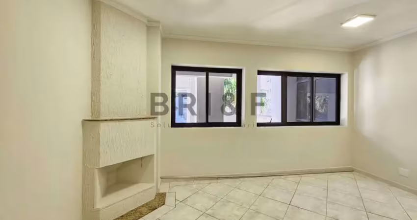 Apartamento para locação 64m², 2 quartos, lareira, sacada e 1 vaga . brooklin sp.
