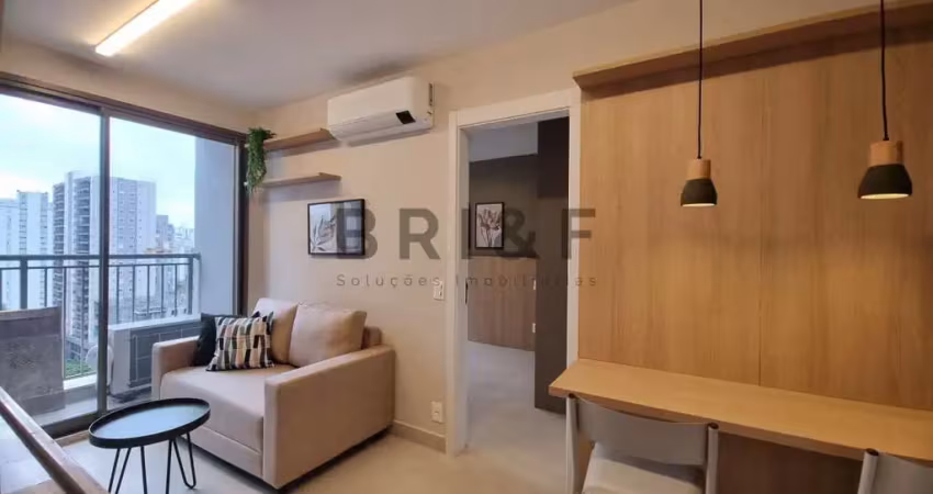 Apartamento para locação  com 1 dormitório, 32m²- campo belo- são paulo
