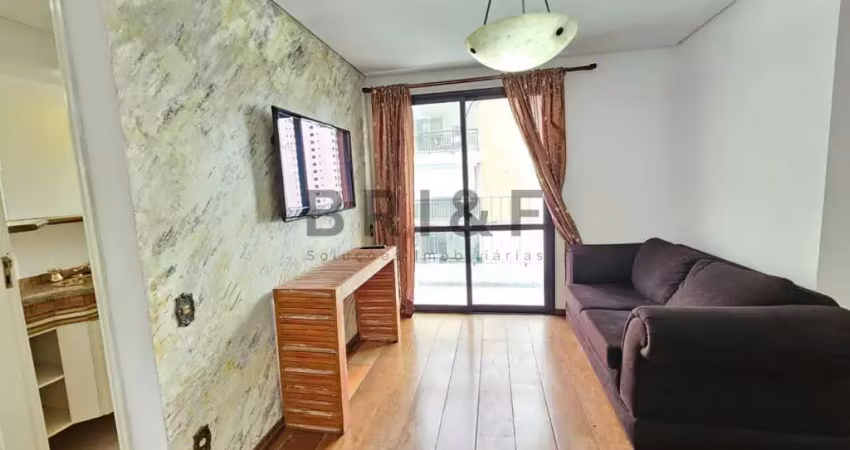 Apartamento para locação, 72m², mobiliado, 2 quartos sendo 1 suíte, 1vaga. brooklin.