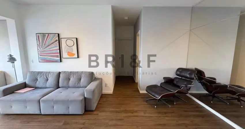 Apartamento mobiliado para alugar - 78m² - 2 dormitórios (1 suíte), 1 vaga - chácara santo antônio