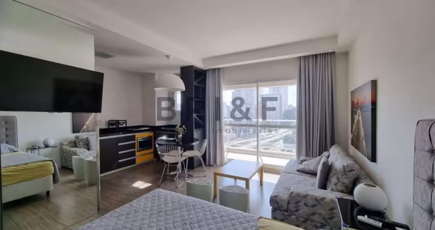 Apartamento para locação com 1 dormitório (studio), 1 vaga, 38m² - brooklin - são paulo