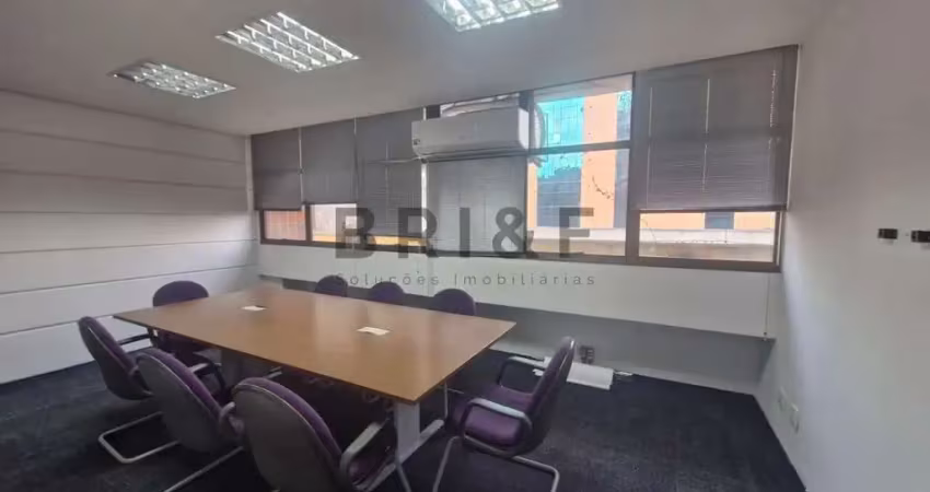 Conjunto comercial para locação na vila olímpia - 130 m2- 2 vagas - 2 banheiros