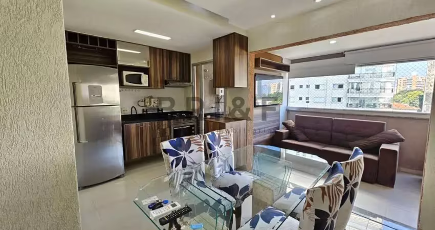 Apartamento para locação, 49m², 1 quarto, 1 vaga de garagem. campo belo