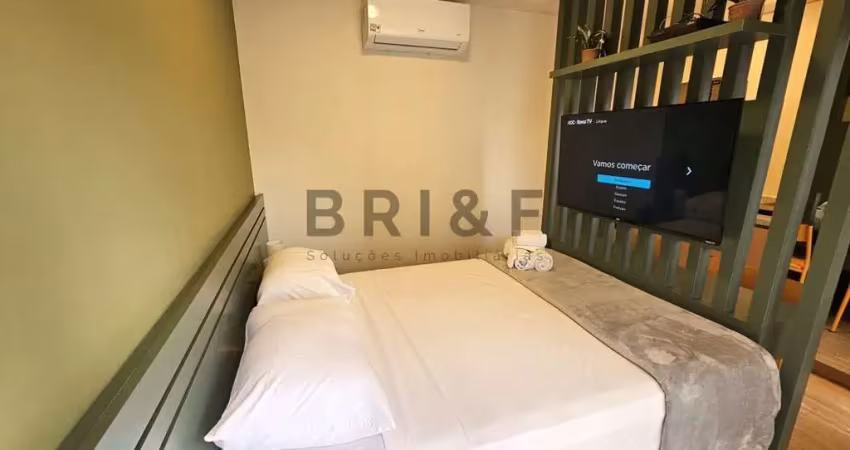 Apartamento studio para locação mobiliado na chácara santo antonio
