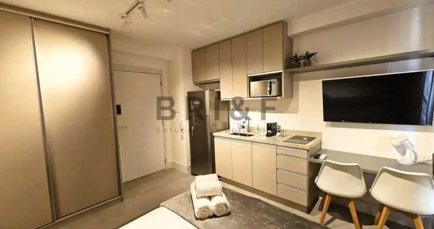 Apartamento studio para locação mobiliado na chácara santo antonio