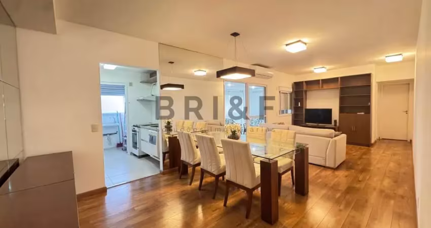 Apartamento mobiliado para alugar - 107m² - 2 suítes, 2 vagas - vision brooklin