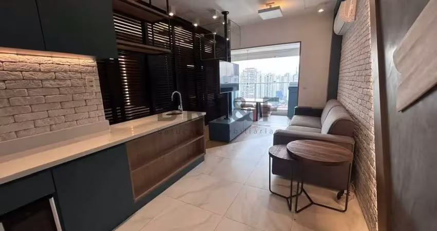Apartamento para venda mobiliado no brooklin 1 dormitório com vaga - condomínio emotion - lindo !!