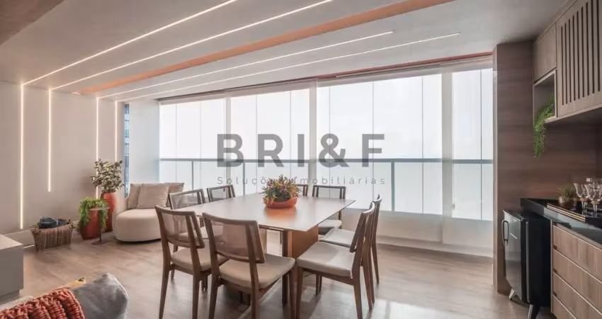 Lindo apartamento para locação e venda mobiliado no brooklin - 3 suites, 2 vagas e depósito