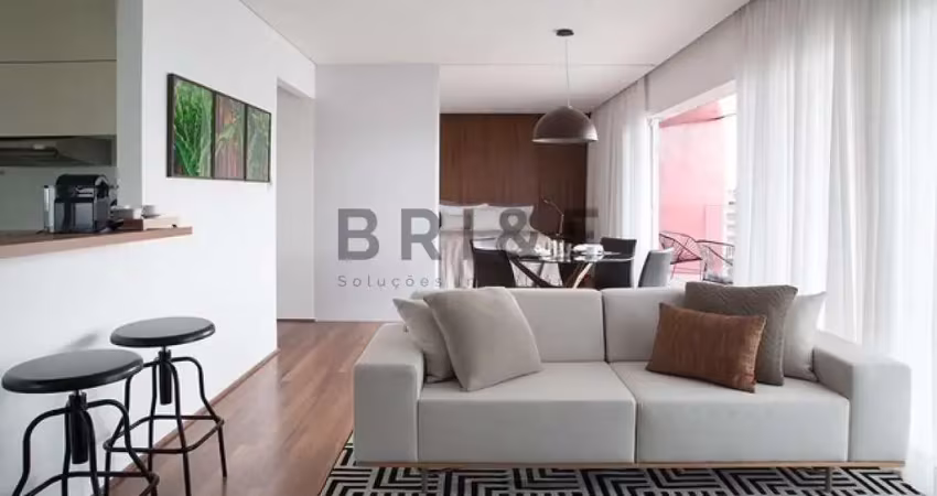 Apartamento para locação 90m², 1 dormitório, 2 vagas - vila olimpia - são paulo
