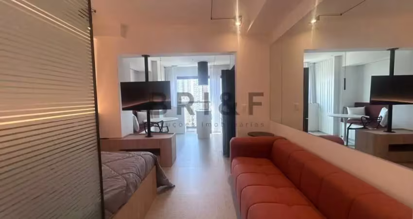 Studio mobiliado com vaga para locação - 33m² - air brooklin - brooklin, são paulo/sp
