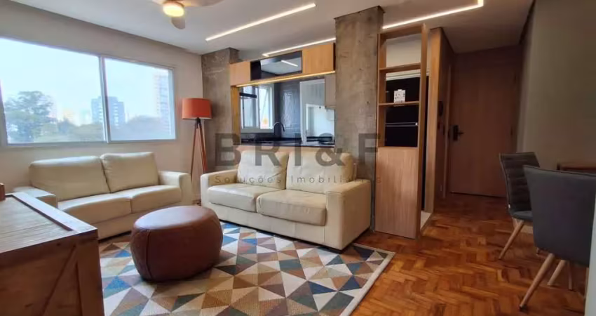 Apartamento para venda e locação 60m², 2 dormitórios, 1 vaga - brooklin - são paulo