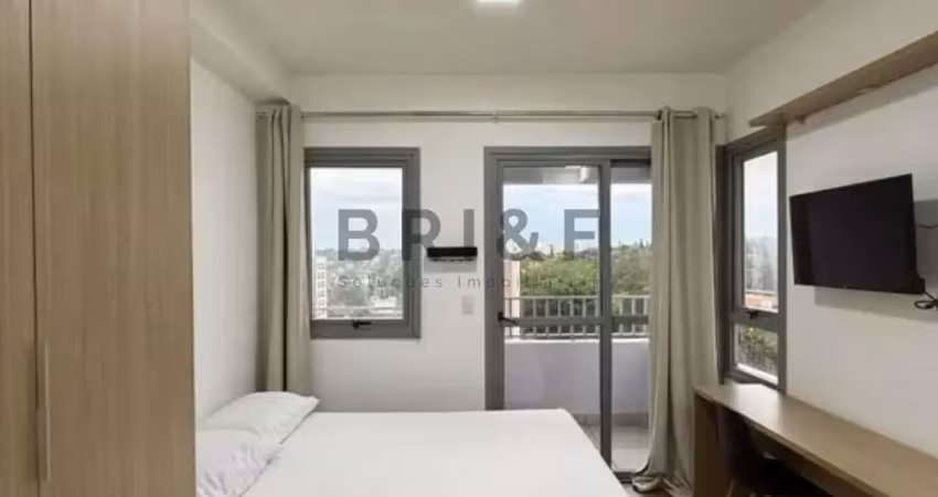 Apartamento studio mobiliado para locação ou venda 1 dormitório - brooklin