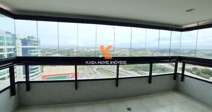 Apartamento à venda em salvador-ba, bairro patamares: 1 quarto, 2 salas, 2 banheiros, 1 vaga, 60m² de luxo!
