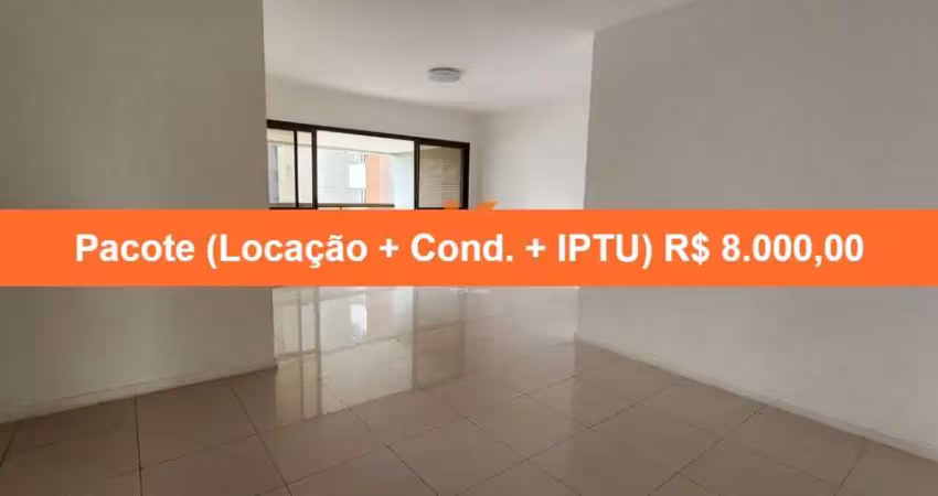 Apartamento para locação em salvador-ba, patamares: 4 quartos, 3 suítes, 2 salas, 5 banheiros, 3 vagas, 154m².