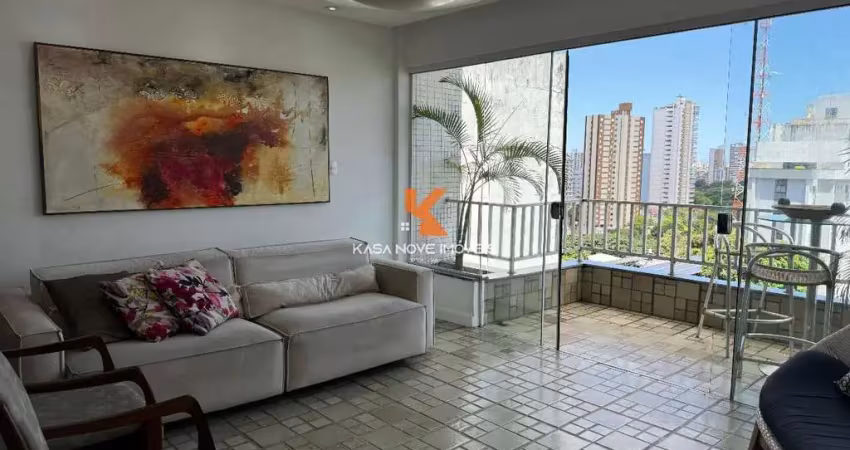 Apartamento para venda em salvador-ba, bairro vitória: 3 quartos, 1 suíte, 2 salas, 3 banheiros, 2 vagas de garagem, 140m².