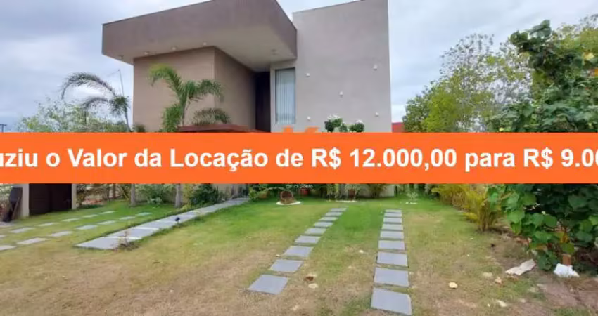 Casa de luxo em condomínio na Costa do Sauípe: 5 quartos, 5 suítes, 2 salas, 7 banheiros, 6 vagas de garagem, 260m² de área.