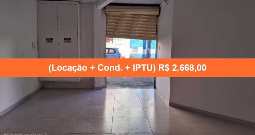 Loja Comercial para Locação em Itapuã - Salvador - 28 m² de Área Útil.
