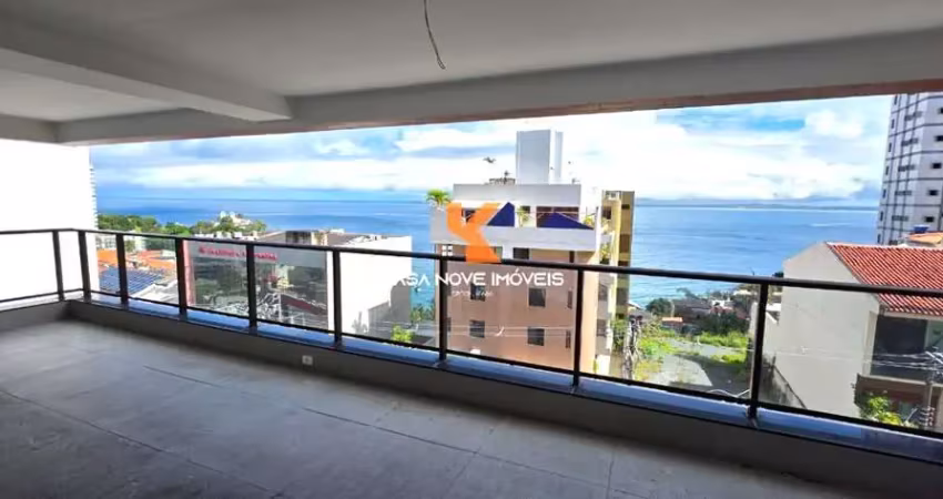 Apartamento de luxo na barra, salvador-ba: 3 quartos, 3 suítes, 2 salas, 5 banheiros, 2 vagas de garagem - 155,62m².