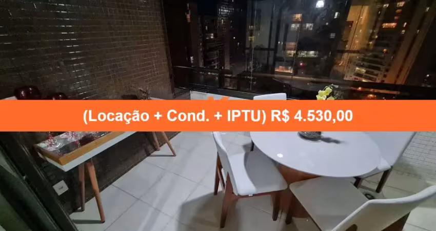 Alugue já seu apartamento no alphaville i em salvador-ba: 1 quarto, 1 sala, 1 banheiro, 1 vaga e 50m² de área!