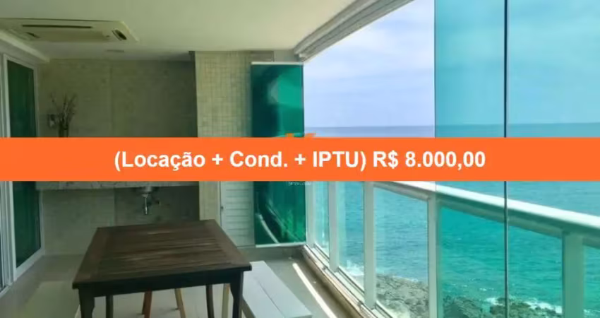 Apartamento para locação em ondina, salvador-ba: 2 quartos, 1 suíte, 2 salas, 3 banheiros, 2 vagas de garagem, 90m² de área.