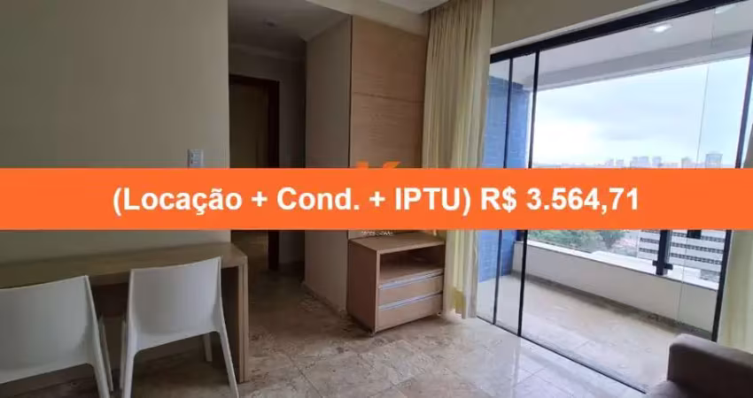 Alugue seu apartamento de 1 quarto na pituba, salvador-ba! espaço confortável com 58m² e vaga de garagem inclusa.