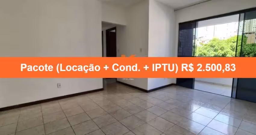 Apartamento para locação com 3 quartos, 2 salas e vaga de garagem no rio vermelho - salvador-ba!