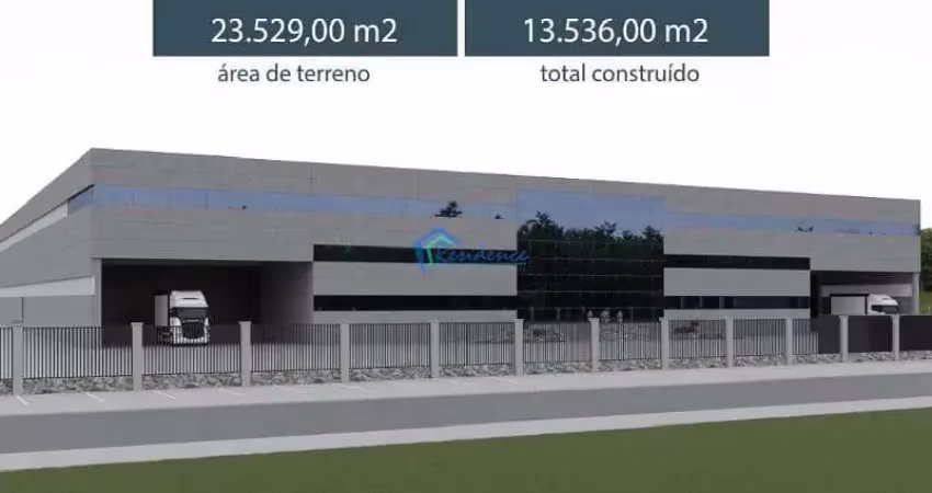 Galpão industrial com estrutura inovadora para venda ou locação