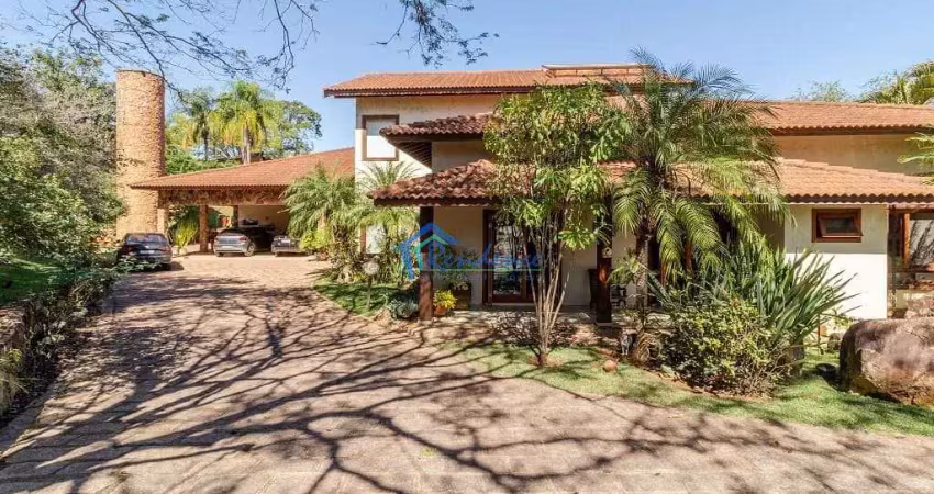 Chácara com 4 suítes à venda, 5000 m² por r$ 7.500.000 - recanto dos pássaros - indaiatuba/sp