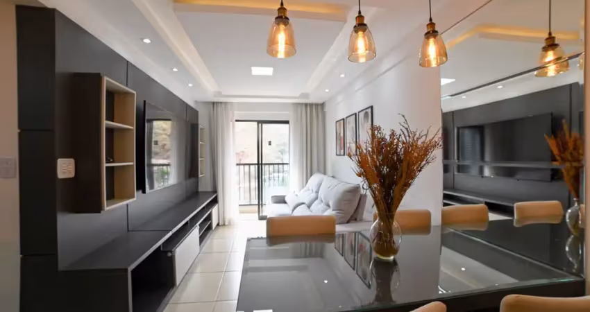 Apartamento 2 quartos e 1 vaga de garagem para locação, todo mobiliado