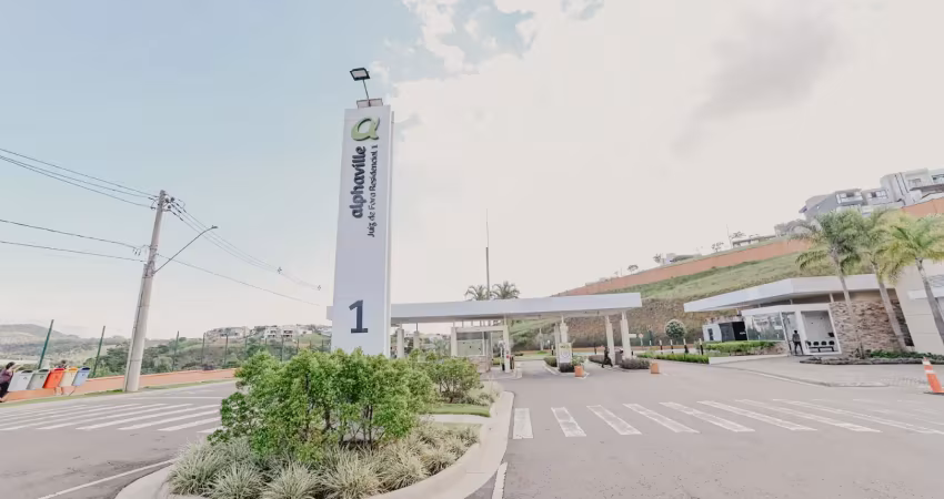 Terreno plano com projeto aprovada a venda no condomínio alphaville em juiz de fora, mg
