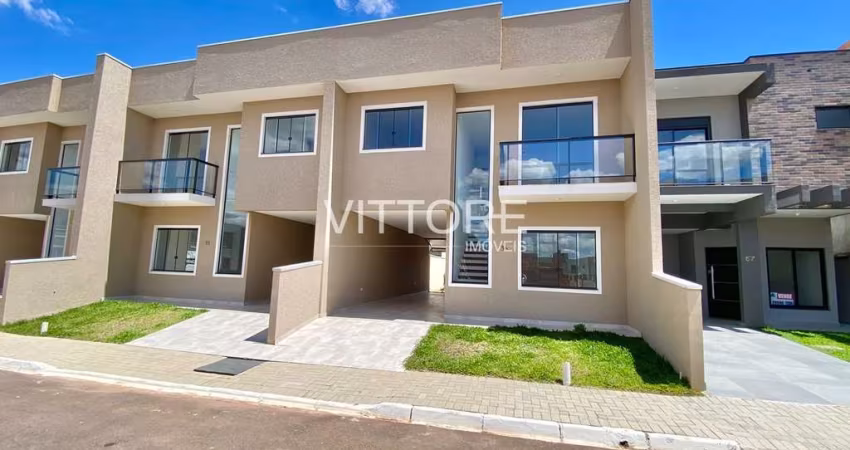 Sobrado em condomínio 135m² - 03 Dormitórios - Costeira - São José dos Pinhais