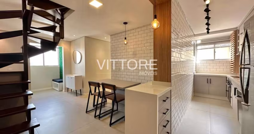 Cobertura mobiliada 136m² - 03 dormitórios - Guaíra - Curitiba
