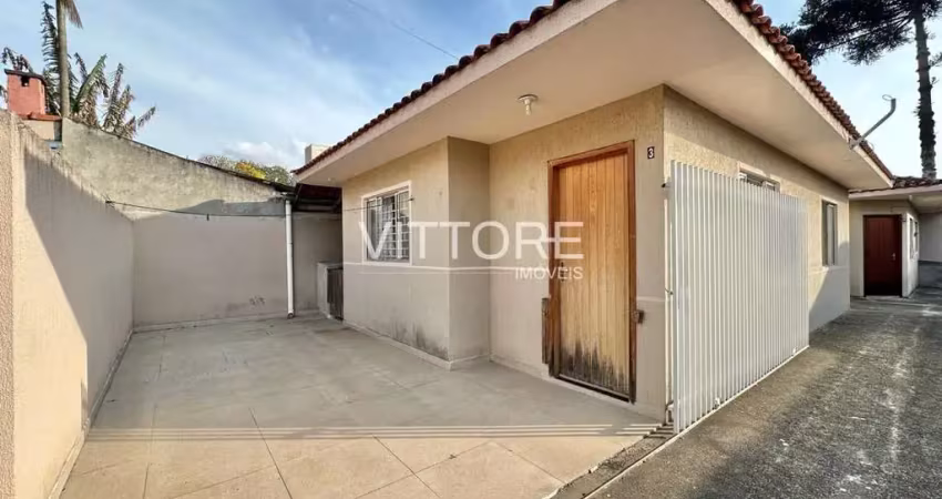 Casa térrea 55m² - 02 dormitórios - cajuru - curitiba