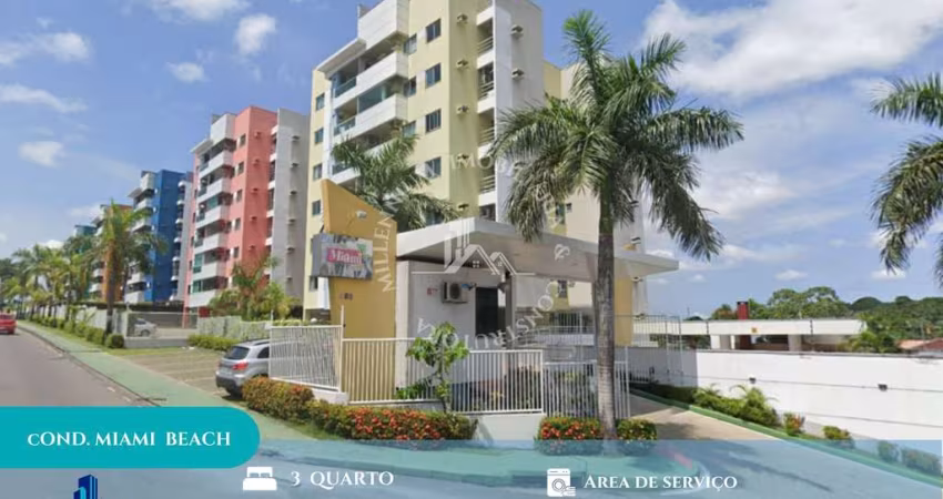 Residencial Miami Beach - Residencial Miami Beach 3 QTS sendo 1 Suíte com 98M²