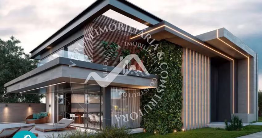 Cond. Quinta das Marinas - Cond. Quinta Das Marinas, Casa Duplex, 04 Suítes, Terreno + Planta Personalizada, Manaus Am.