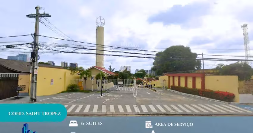 Cond. residencial saint tropez - adrianópolis- residencial saint tropez 6 suítes com 300 m²