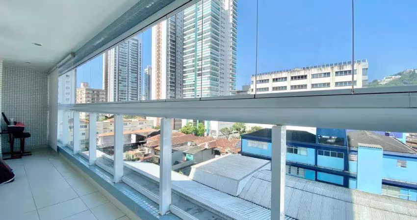 Apartamento para venda em santos, pompéia, 2 dormitórios, 2 suítes, 4 banheiros, 2 vagas