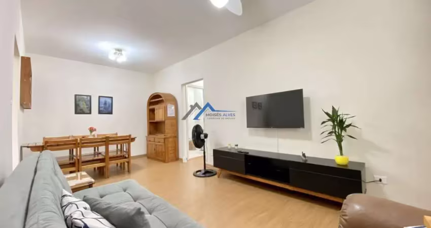Apartamento para venda em santos, boqueirão, 1 dormitório, 2 banheiros, 1 vaga
