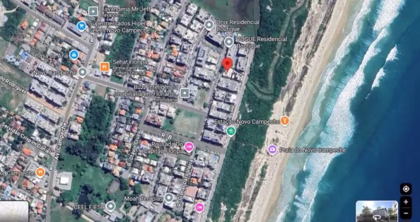 Apart. com 3 dormit. sacada churrasq. 100 metros do mar  novo campeche!