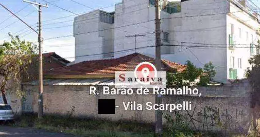 Terreno à venda, 250 m² por r$ 798.000,00 - vila scarpelli - santo andré/sp