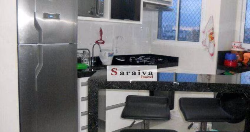 Apartamento com 2 dormitórios à venda, 49 m² por R$ 330.000,00 - Vila Palmares - Santo André/SP
