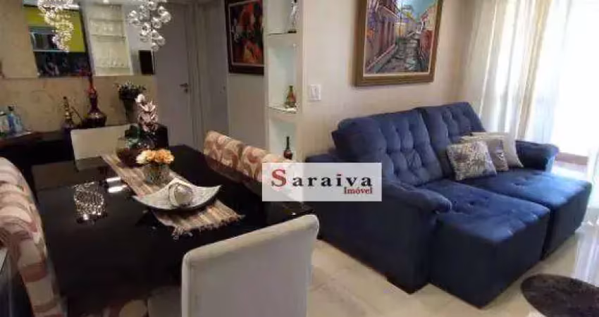Apartamento com 2 dormitórios à venda, 72 m² por r$ 615.000,00 - vila valparaíso - santo andré/sp