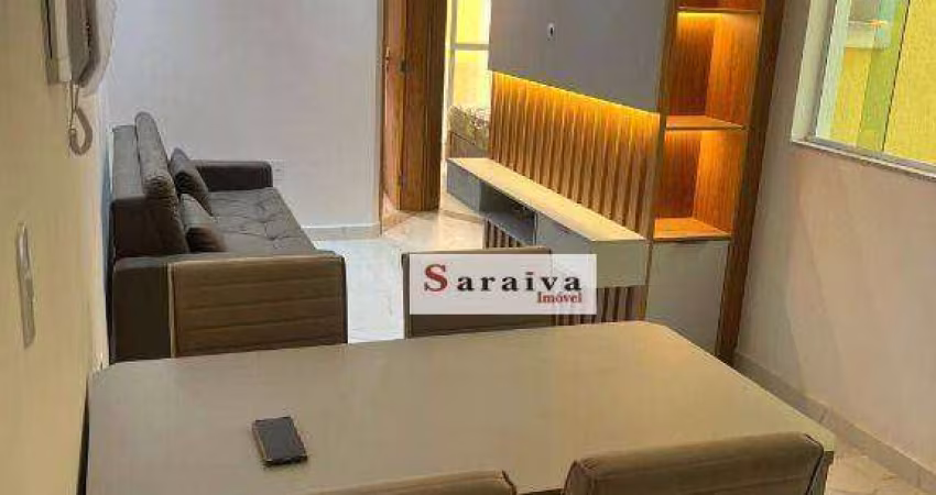 Apartamento com 2 dormitórios à venda, 50 m² por R$ 380.000,00 - Vila Curuçá - Santo André/SP