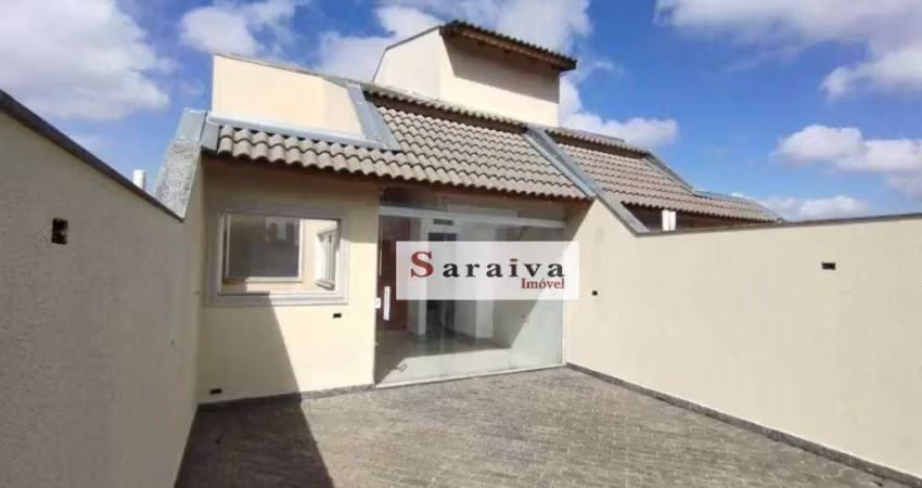 Cobertura com 3 dormitórios à venda, 107 m² por R$ 620.000,00 - Campestre - Santo André/SP